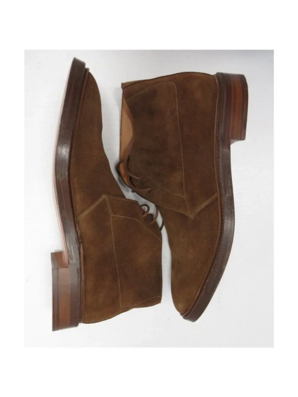Polo Ralph Lauren Boots 10 D Chukka Suede Frontier Bench Made England